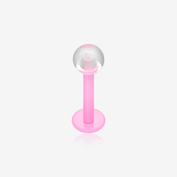 Basic UV Acrylic Flexible Shaft Labret-Pink